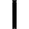 Ekena Millwork Miller Wrought Iron Bracket, (Triple center brace), Powder Coated Black 2"W x 10"D x 12"H BKTM02X10X12TMI - alternate 5